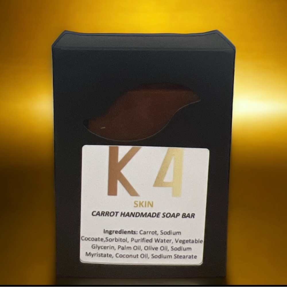 Handmade carrot Soap